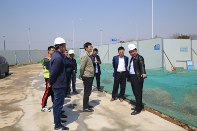 浦口經(jīng)濟(jì)開發(fā)區(qū)管委會(huì)蒞臨百合路環(huán)保項(xiàng)目現(xiàn)場檢查指導(dǎo)，為綠色發(fā)展保駕護(hù)航